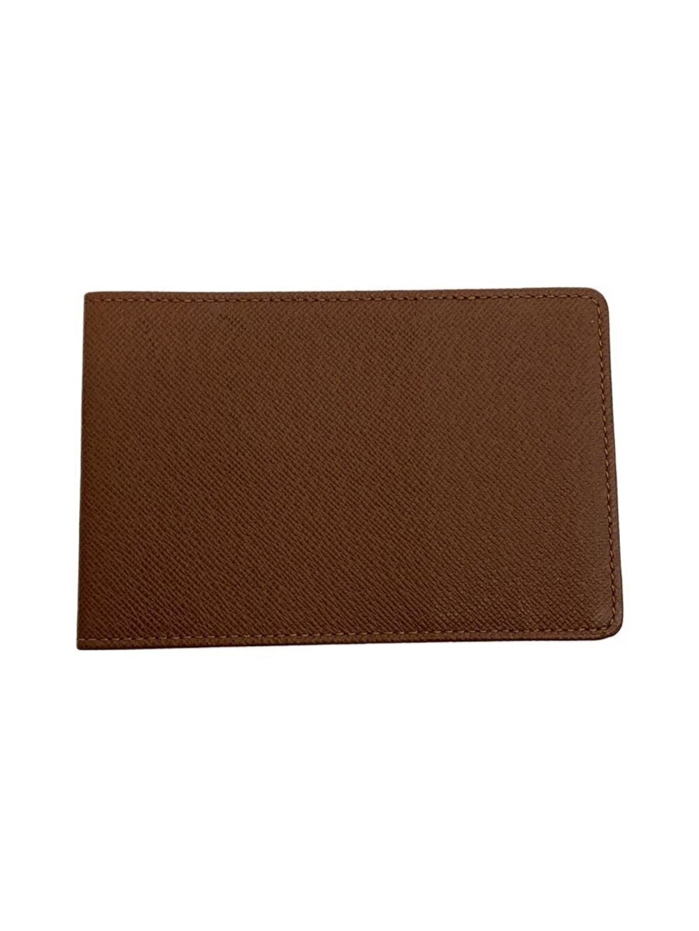 LOUIS VUITTON Porte Wallet Cartes Vertical Taiga Brown